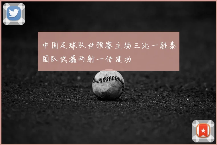 中国足球队世预赛主场三比一胜泰国队武磊两射一传建功